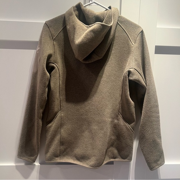 Arc'teryx Tan Zip-Up Fleece Jacket Covert Hoody - Picture 2 of 5